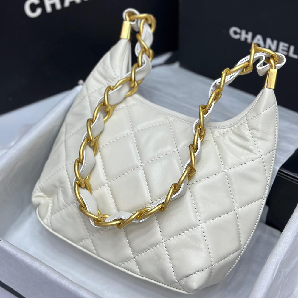 Ch*el small hobo bag